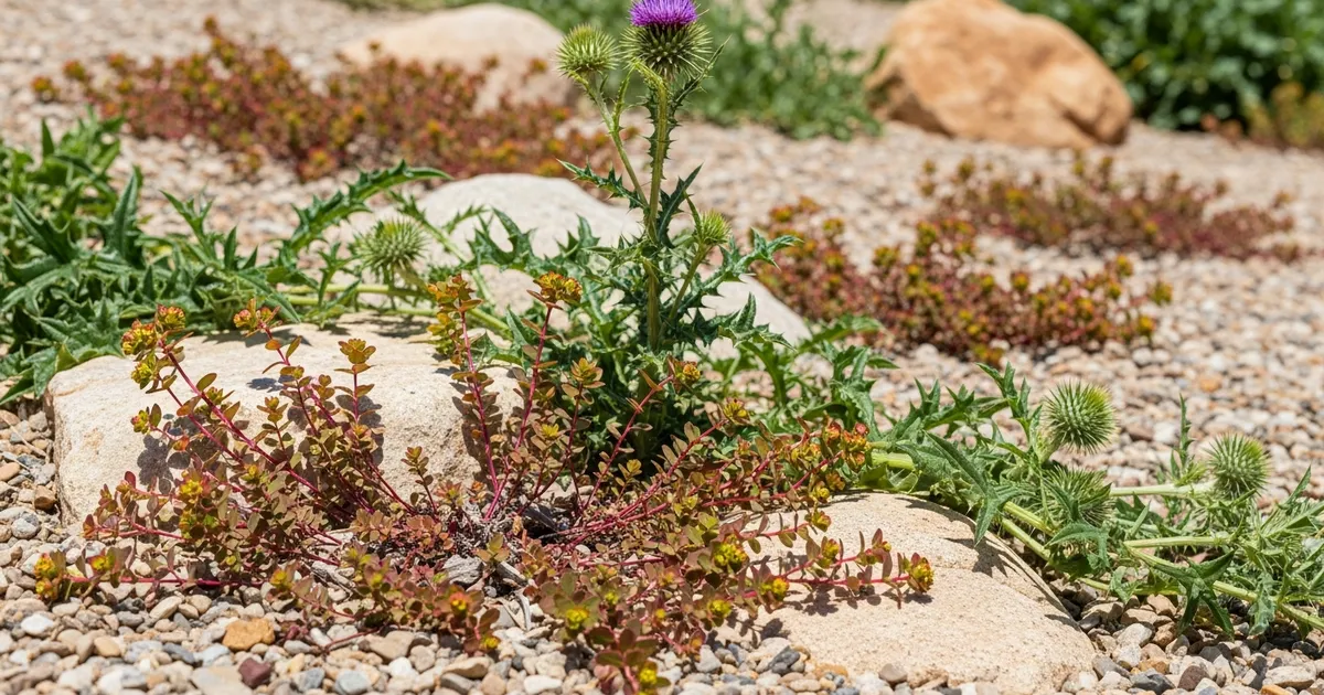 Desert Landscaping Weeds